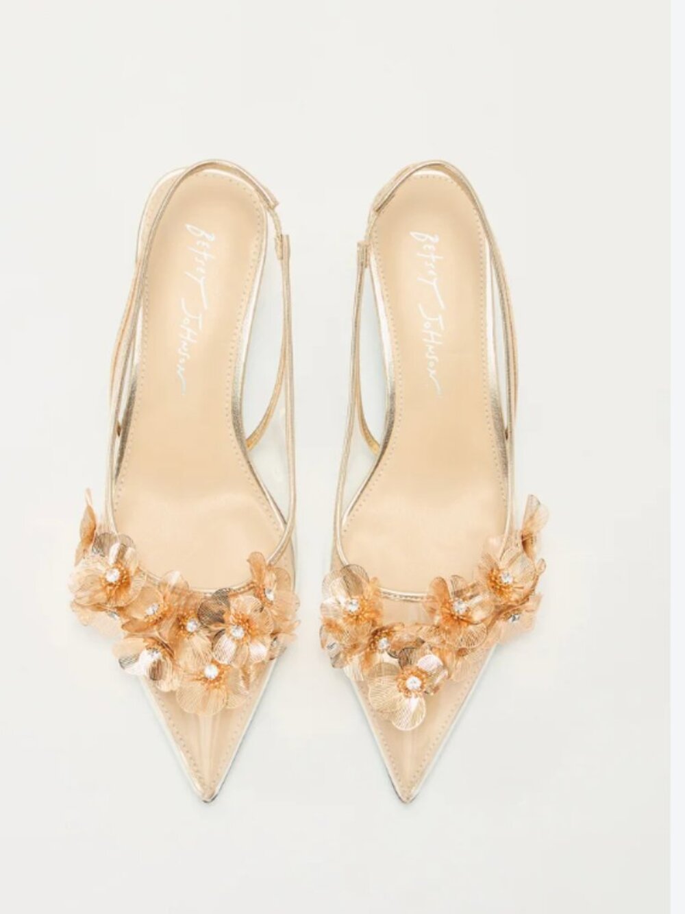 NEW Betsey Johnson Women's Robin Floral Ornamented Slingback Pumps 11